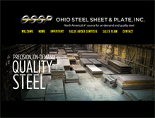 Tablet Screenshot of ohiosteelplate.com